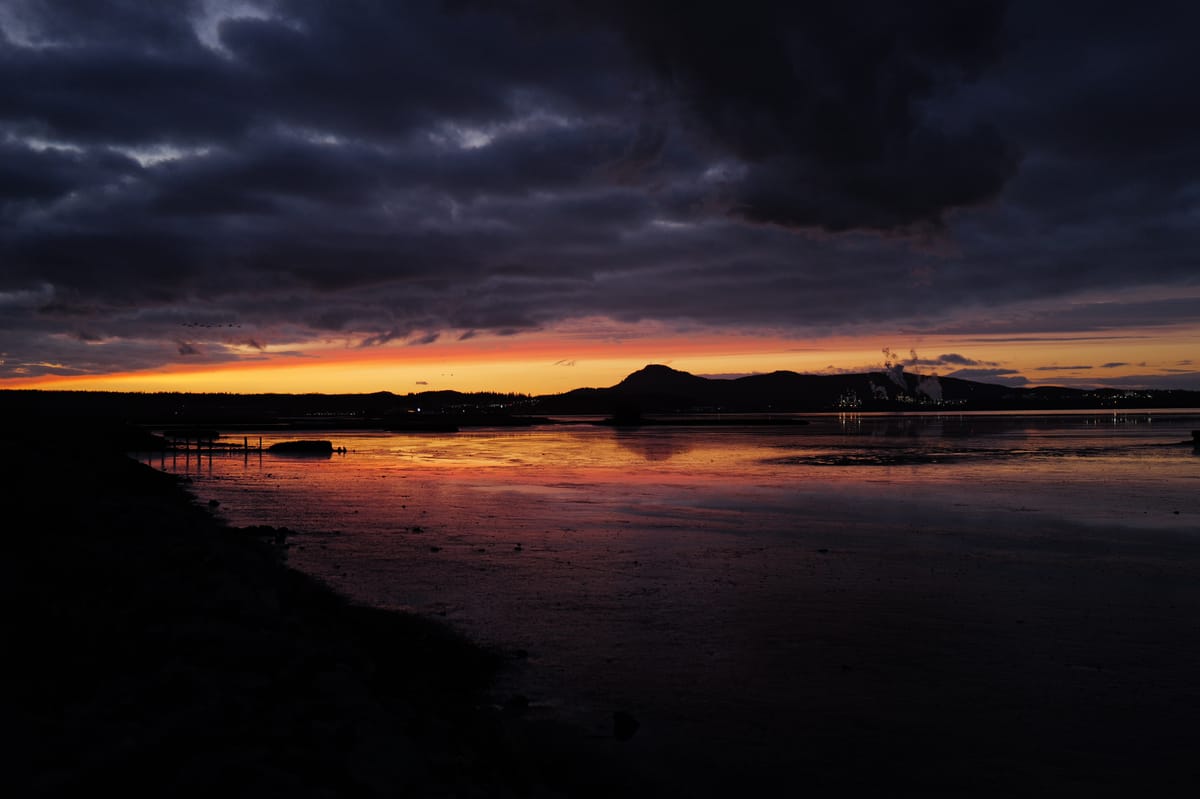 Skagit Valley January Sunset